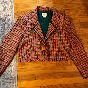 Maeve for Anthropologie Tweed Blazer